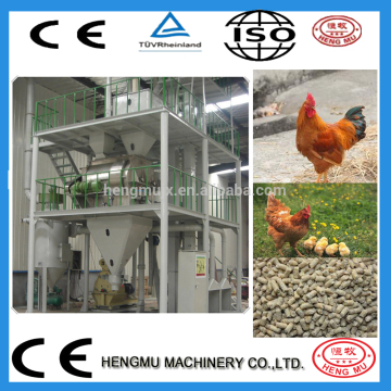 poultry feed making line, small poultry feed line, animal feed processing line