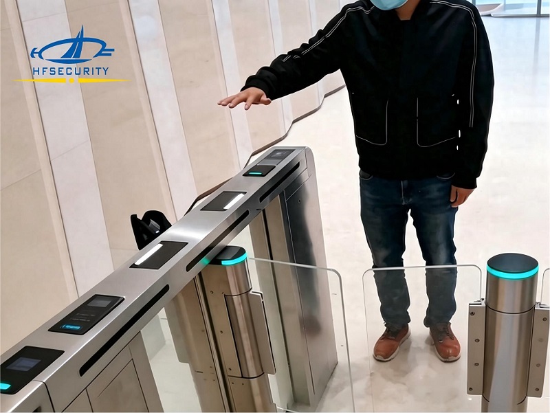 HFSecurity လက်ဖဝါးသွေးပြန်ကြောမှ ဝင်ရောက်ခြင်းအား ထိန်းချုပ်ခြင်း၊ ထိတွေ့မှုမဲ့ အသိအမှတ်ပြုခြင်း အသိဉာဏ်လမ်းကြောင်းကို ကာကွယ်ပေးခြင်း HFSecurity palm vein access control landing, contactless recognition guarding intelligent passage