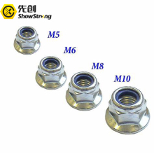 Nylon Insert Hex Flange Lock Nuts Self-lock Nuts