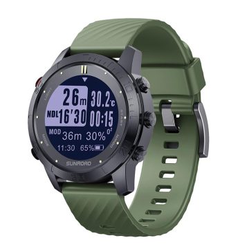 SUNROAD Diving Computer Watch - 100m Waterproof Men's Free Diving Watch