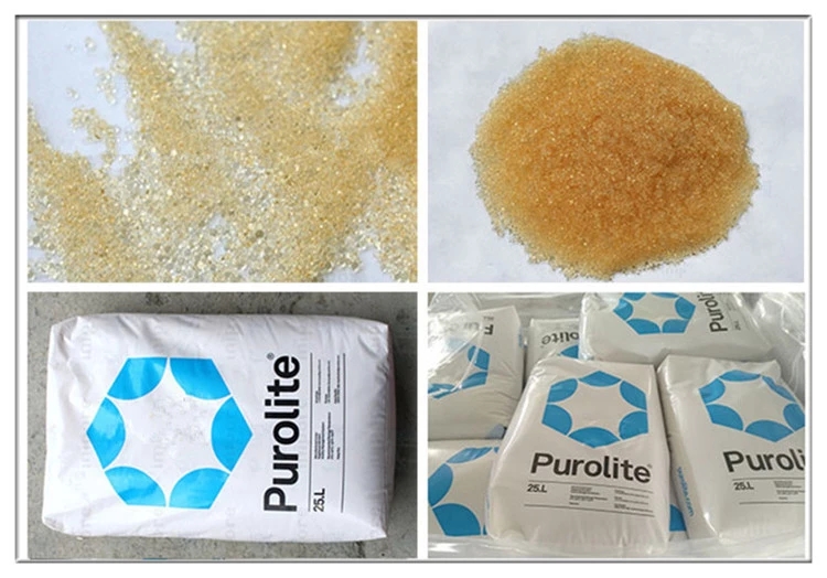 Strong Acid Cation Ion Water Softener Exchange Purolite C100e Resin Mixed Bed For Water Ro Plant