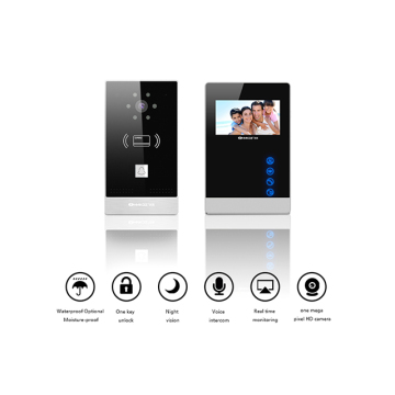 Security Camera Intercom Monitor Video Door Phone System