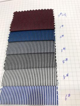 Cation Dyed Tooling Dobby Shirt Fabric