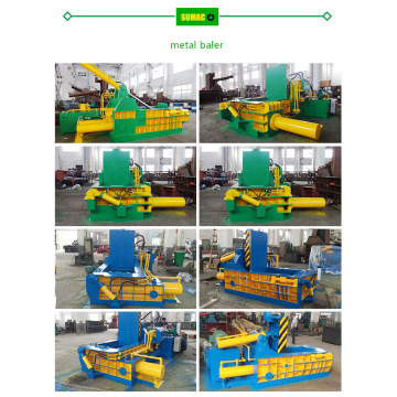 Recycle hydraulic scrap wasted metal baler machinery