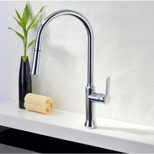 Cost effective pull out kitchen faucet