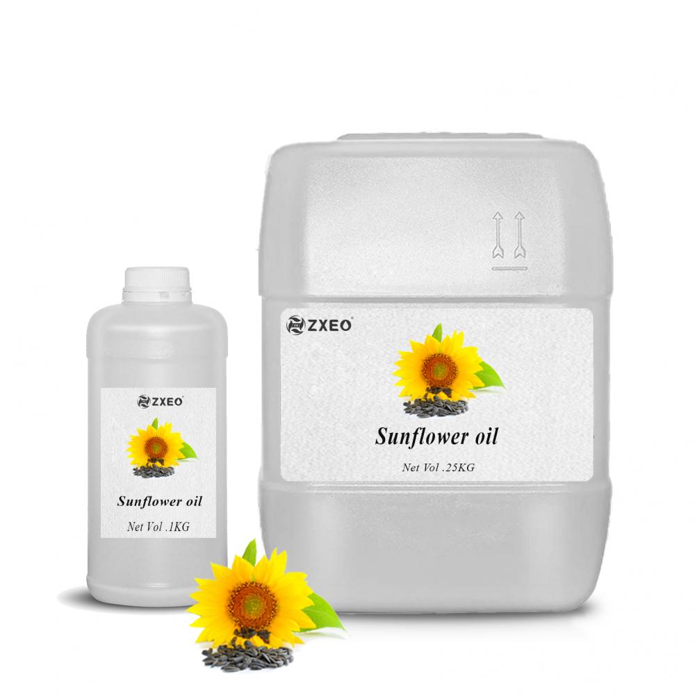 Naturalny olejek słonecznych oleju słonecznego pielęgnacja skóry i gotowanie olejków z kwiatów słonecznych