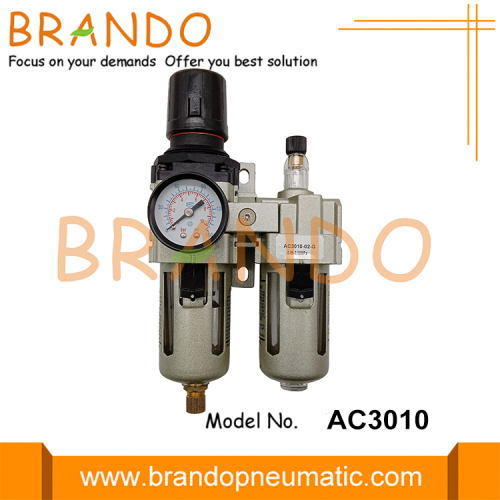 FRL Combinación Regulador de filtro de aire Lubricador AC3010