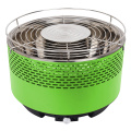 Gril de charbon de bois sans fumé grill grill grill grill lotus bbq grill construit dans le ventilateur