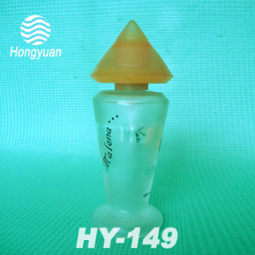 colorful perfume glass bottle