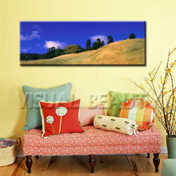 Mountain Scenery Art Print on Canvas (SJMD5975)
