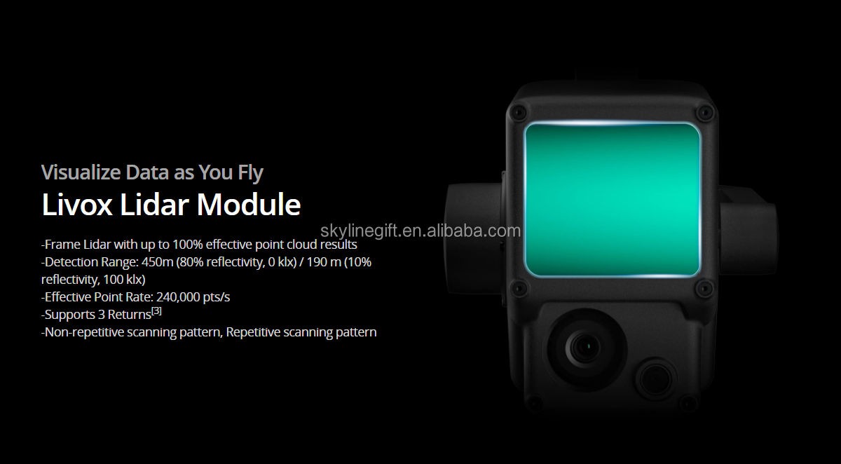 Zenmuse L1 20MP with Lidar module for M300RTK for Emergency Response/ Topographic Mapping /AEC and Surveying