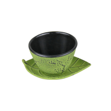 Cast iron tea cup saucer