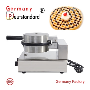 runde Waffelmaschine Waffelmaschine mit einem Kopf