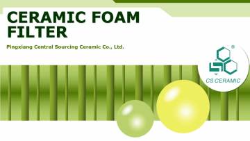 Silicon Carbide Ceramic Foam Filter for Metal / Casting