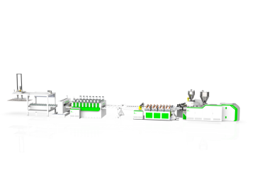 WPC Plastic Door Frame Profile Extrusion Production Line