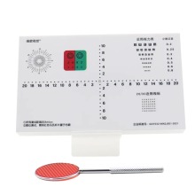 Torrington Plate Quick Check for Latent Strabismus AC/A Ophthalmology Test Tool