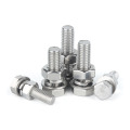 304 DIN933 Hex Bolt และ Washer Nut