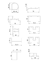 Indonesia Custom Aluminum Profiles for Windows and Doors