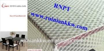 3D EVA Table Cloth --Crystal 3D table cover TC232-E001