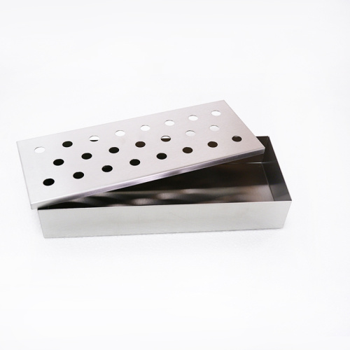 Stainless Steel BBQ Smoker Box for Charcoal BBQ