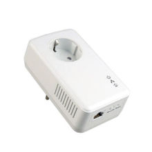 Powerline Passthrough Adapter with PLC Homeplug AV and 200Mbps Transmission SpeedNew