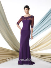 long sleeve lace chiffon mother dress ladies night sexy wears