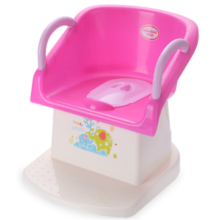 Пластмасова тоалетна столче за бебешко гърне с подлакътник