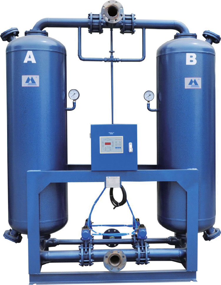 Capacity from 0.5m3/min to 100m3/min Refrigerated compressed air dryer with remote control function