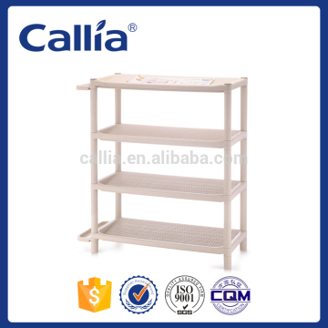 White Foldable Plastic Shoe Display Rack Plastic Shoe Rack