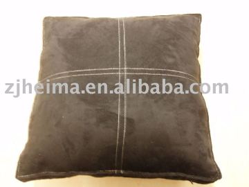 Microfiber suede cushion