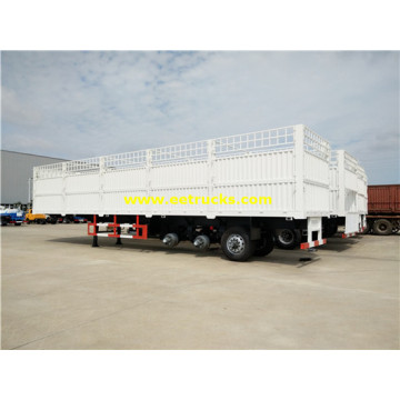 35ton Tri-essieu Cargo Box Semi Remorques