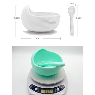 Food Grade Silicone Baby Bowls met gegarandeerde zuiging