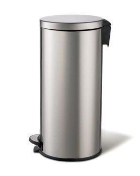 Stainless Steel Pedal Wastebin with PP Bucket and Bottom