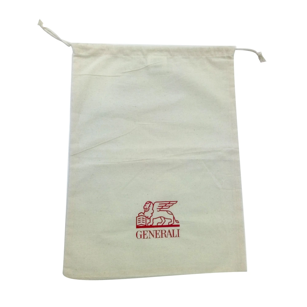 Gots Cotton Draw-String Shopping Bags Eco-Friendly Fruit Vegetable Produce Net Shopping Bag