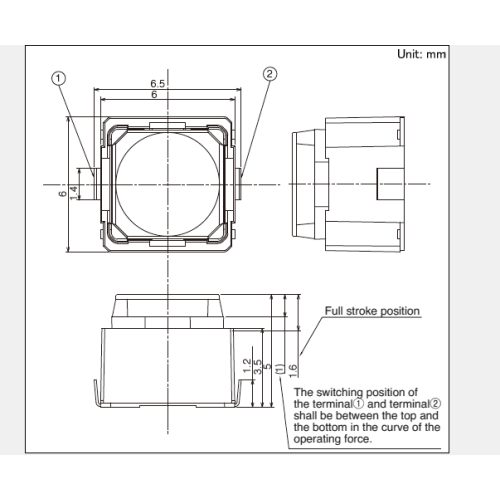 Speh series push switch