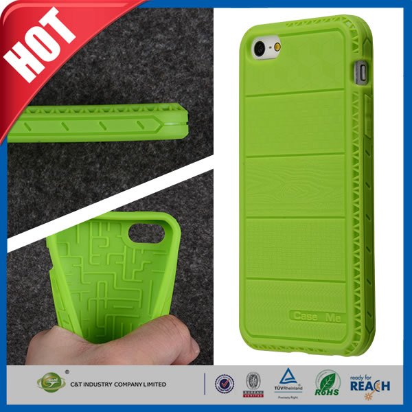 C&T Hybrid High Impact Soft TPU Case for Apple iPhone 6 Plus (5.5 Inch)