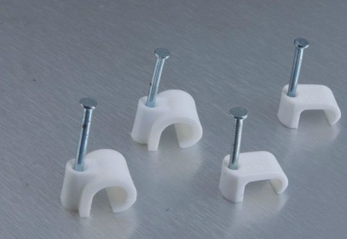 Hook/Round/Flat Type Nail Cable Clips