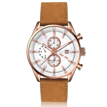 trend design chronograph watch casual stainless steel watch