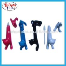 Fancy cat shaped plastic ball pen for promotion