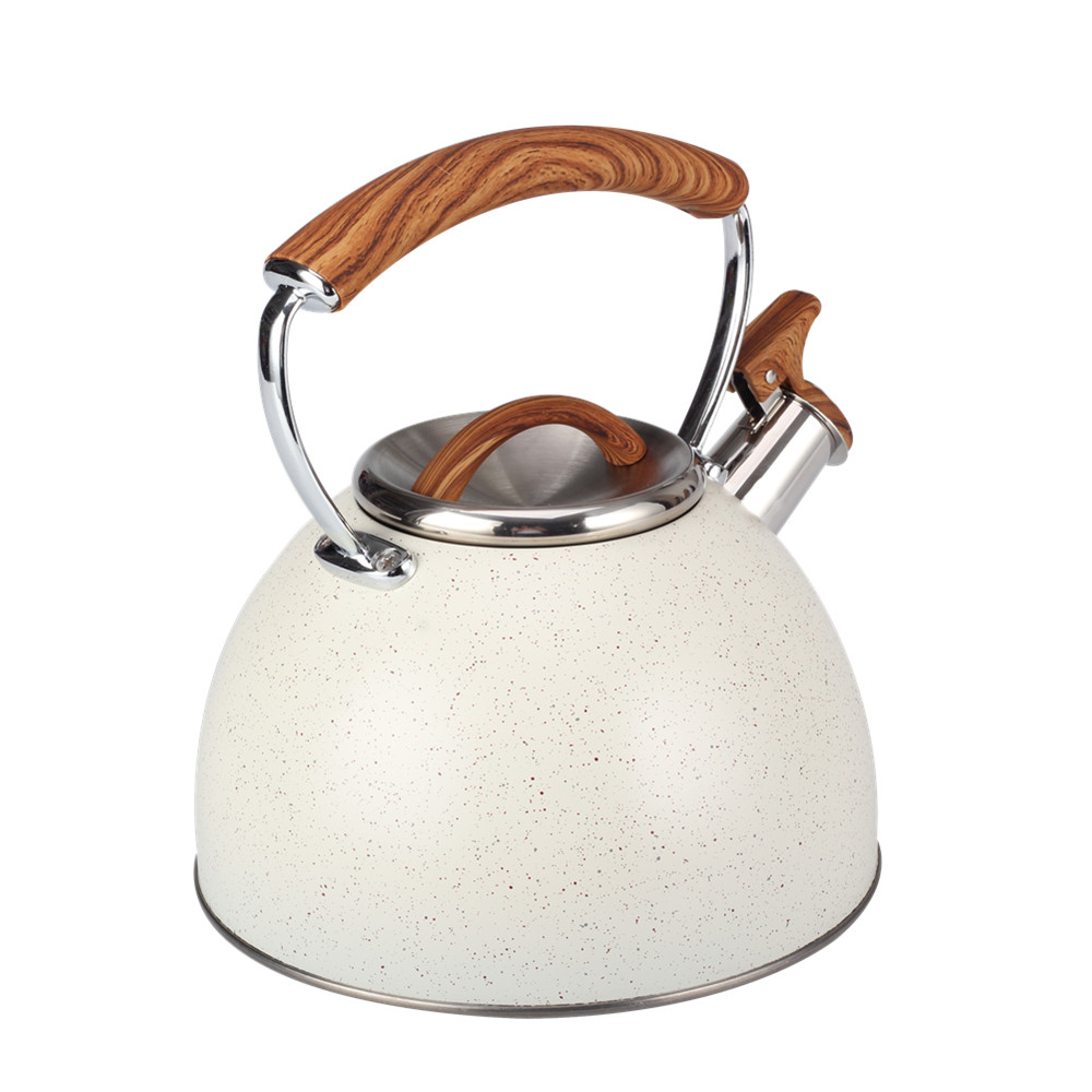 Whistle kettle with anti-scald handle