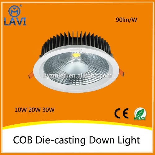 CRI>85 hot sell 2700lm 30W square led downlighting recessed