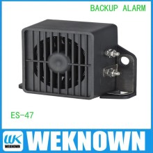 Backup alarm sounds, truck reverse alarm