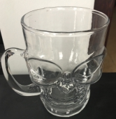 BR-8247Transparent skull head shot glass