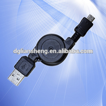 Micro USB retractable data cable, micro usb charger, mobile phone data cable