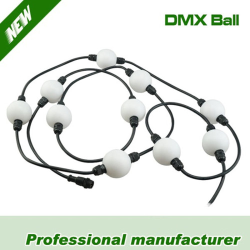 RGB DMX PIXEL 3D LED BALL STRING LICHT