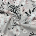 Tekstil Chiffon Percetakan Floral Tekstil 100% Poliester