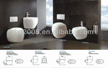Bathroom Sets Ceramic Sanitary Ware Washdown Toilet/Wall-hung Basin/Toilet/Bidet (8012A)