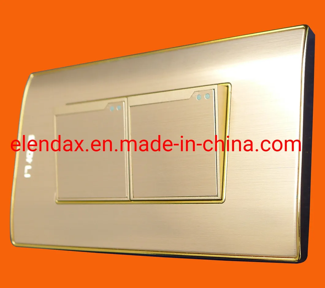 Настенный переключатель из американского алюминия новой конструкции с индикатором (AL2001)