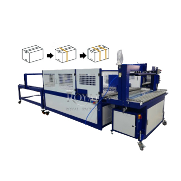 Automatic Strapping and Bundle Squaring Machine for Corrugated Industry