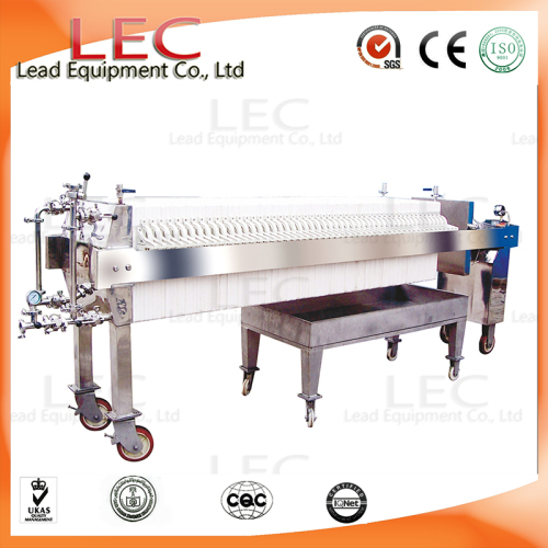 Stainless Steel Filter Press in Chemical / Beverage / Wine / Pharmacy